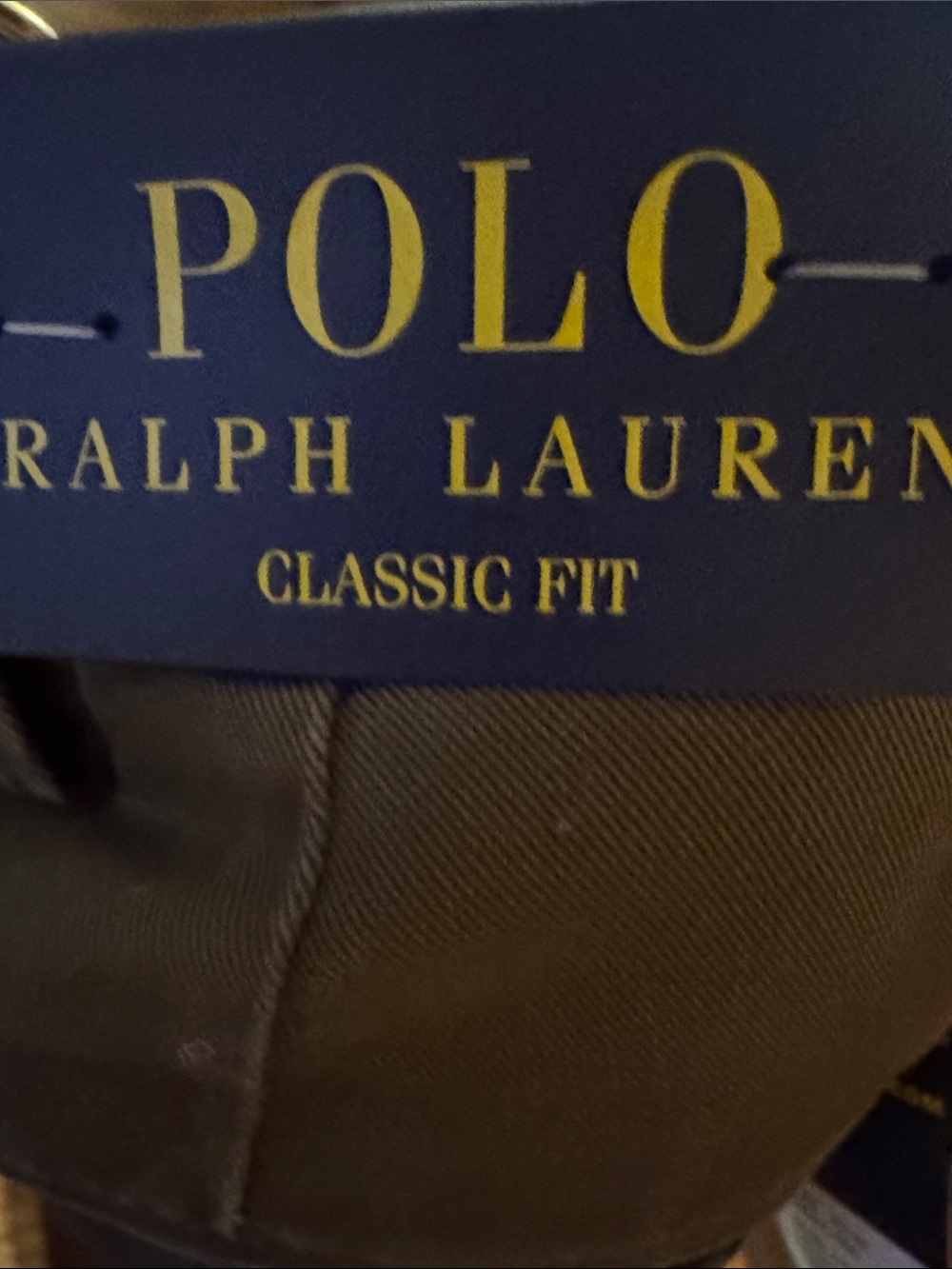 Polo by Ralph Lauren Olive Green Chino Pants, NWT - Picture 4 of 6